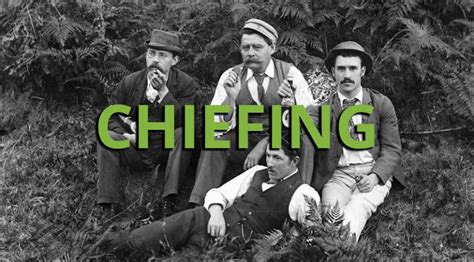 slang for chiefing.